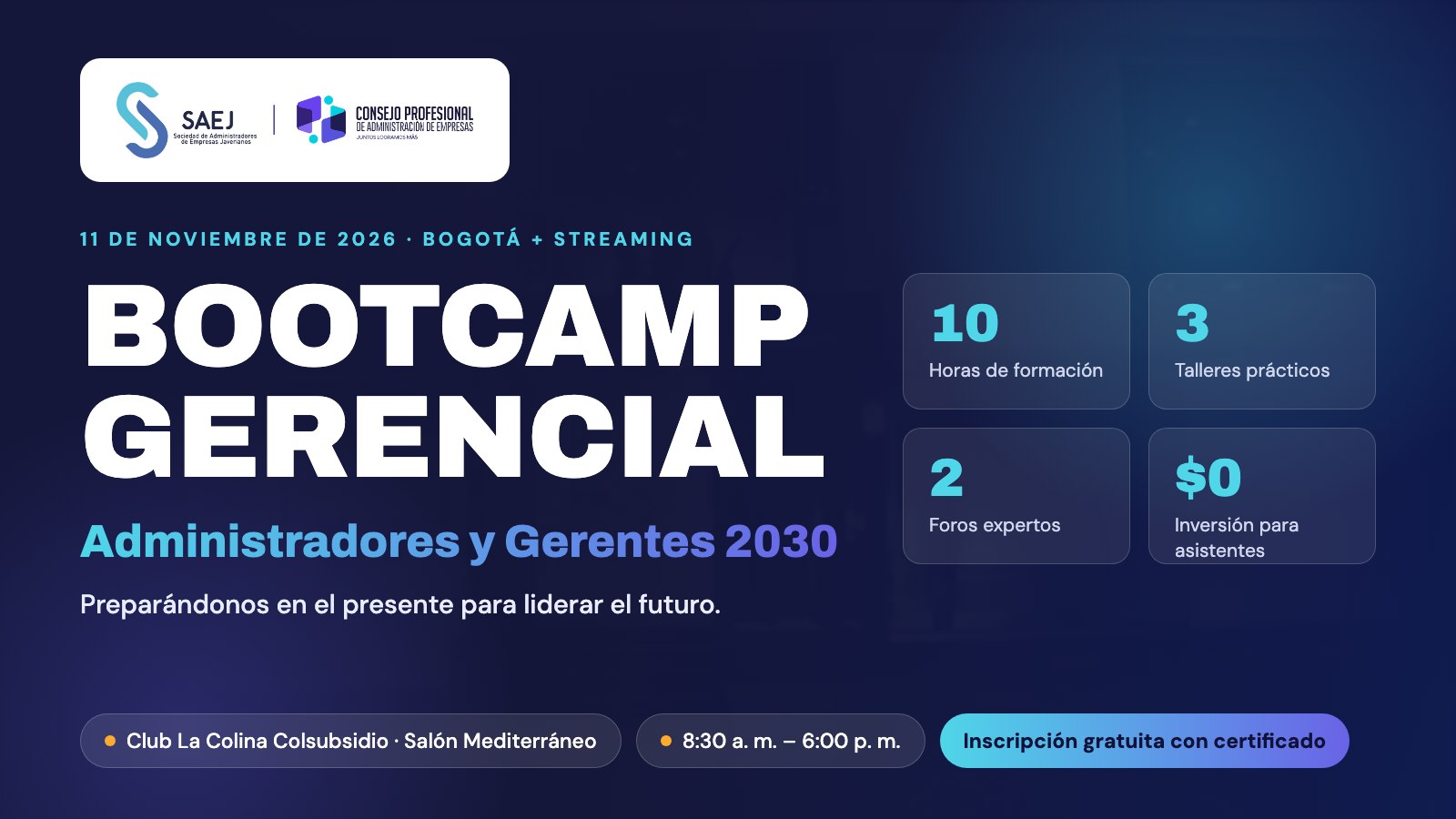 Bootcamp Gerencial SAEJ 2030
